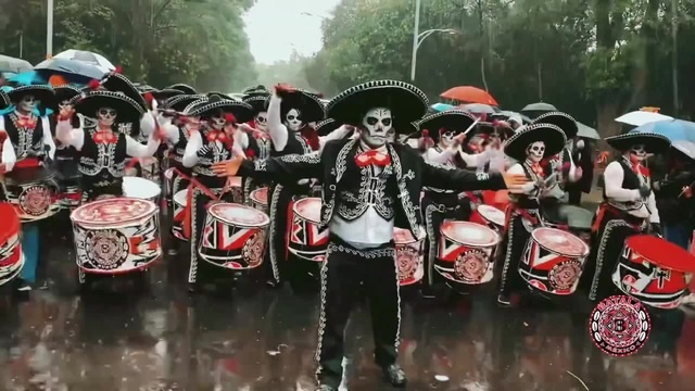 Batalá México y Batalá Mundo en Mega Desfile de Día de Muertos de la