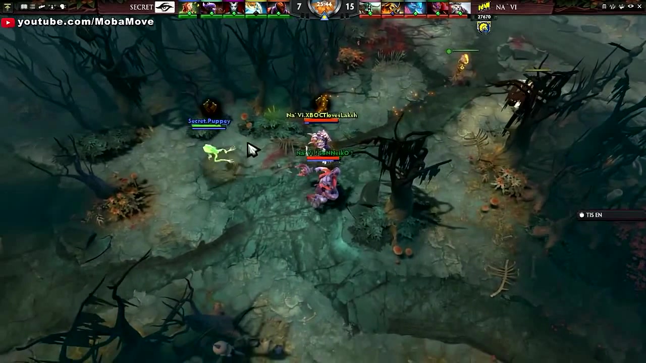 DOTA 2 TI5 MOMENTS Epic Fail Kill Navi Vs Secret Coub The