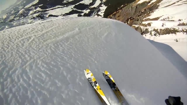 Gopro Hd Avalanche Cliff Jump With Matthias Giraud Coub