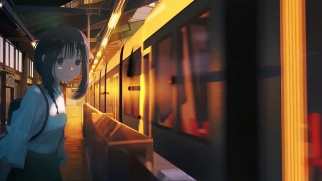 anime train station scene made in blender 3D model | CGTrader
