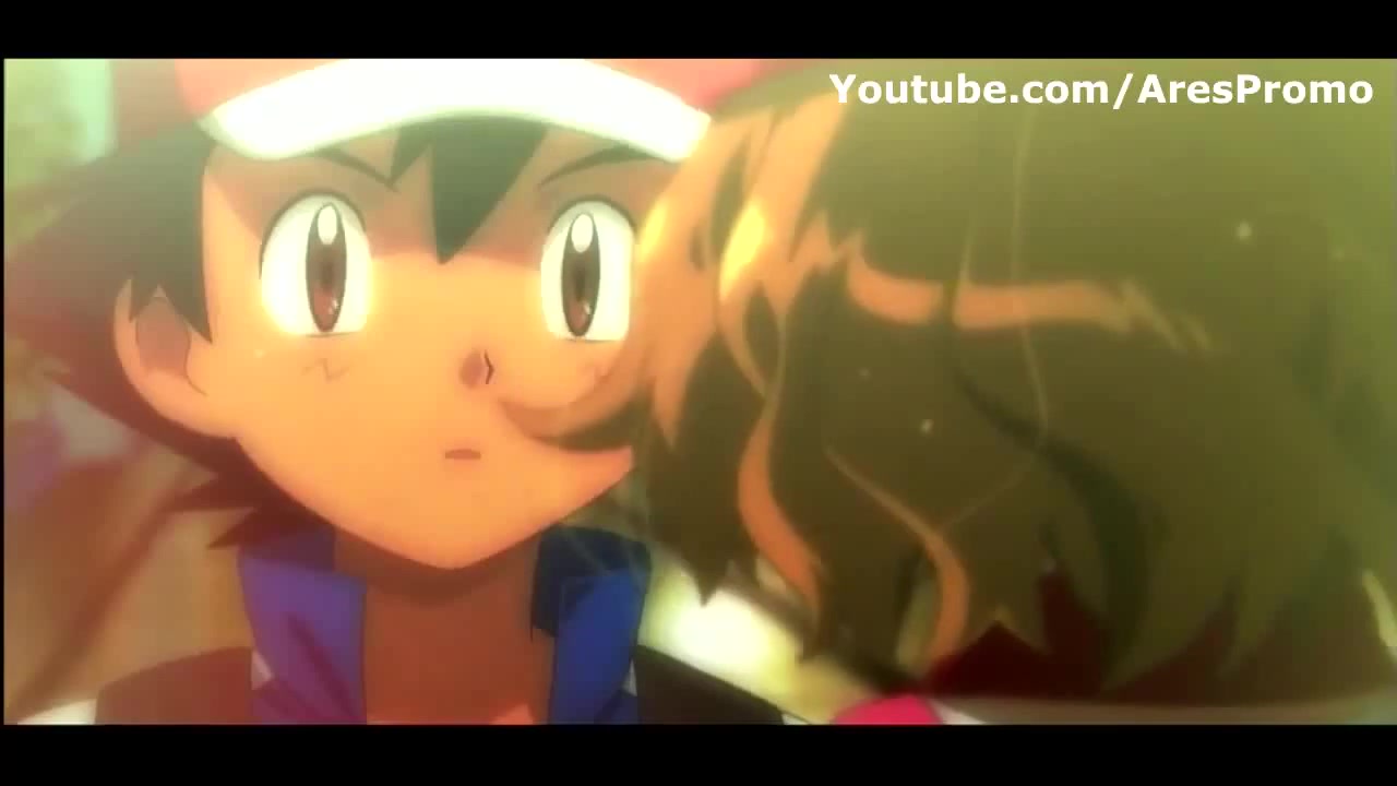 pokemon ash and serena kiss