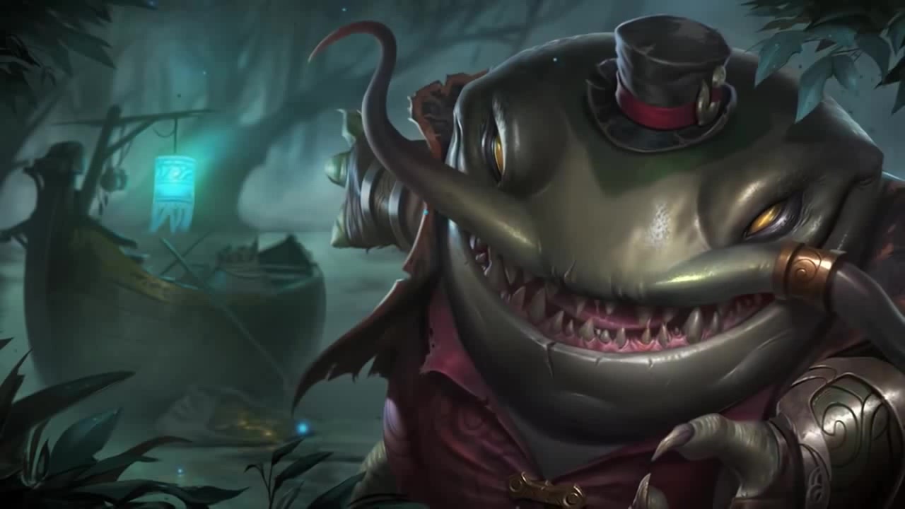 Tahm Kench, the River King Login Screen League of Legends Coub