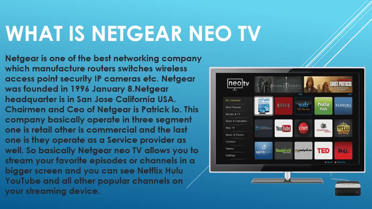 How To Setup Netgear Neo TV Streaming Player - Coub