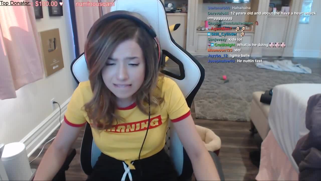 Pokimane Moans Live On Stream Must Watch Coub