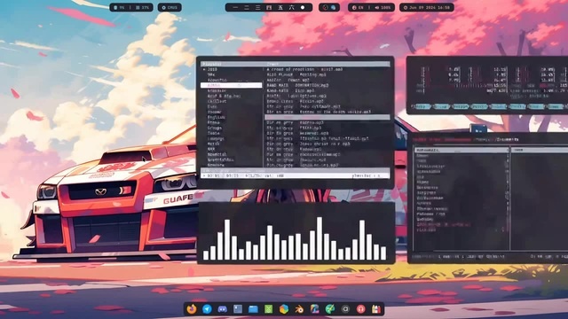 Hyprland OpenSuse rice - Coub