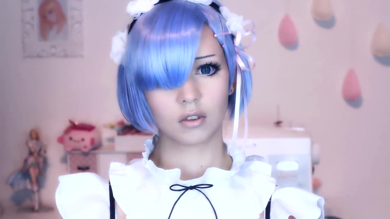Rem / Ram ReZERO Cosplay Makeup Tutorial ゼロから始める異世界生活 コスプレメイク ☆ Coub