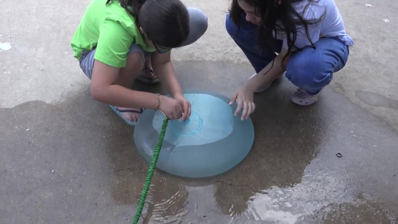 Wubble Bubble filled with water EpicReviewGuys in 4k CC Coub