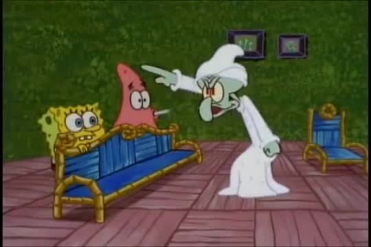 spongebob squarepants squidward the unfriendly ghost