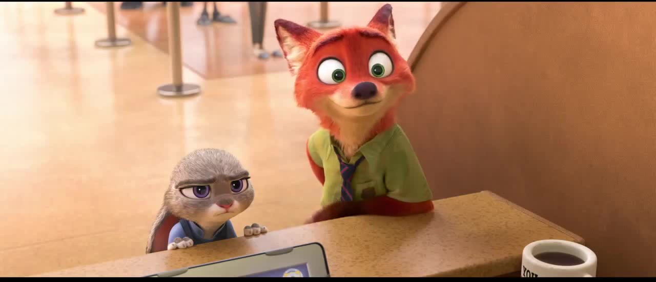 Very funny joke(Zootopia Official Sloth Trailer #1 (2016) - Disney