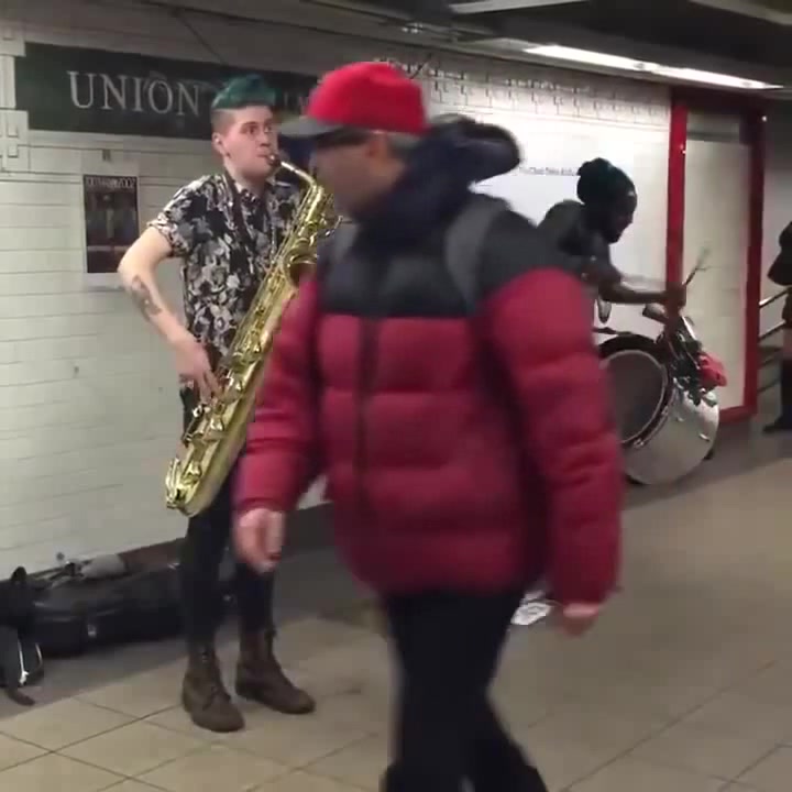 the coolest saxophone player ever Coub The Biggest Video Meme Platform