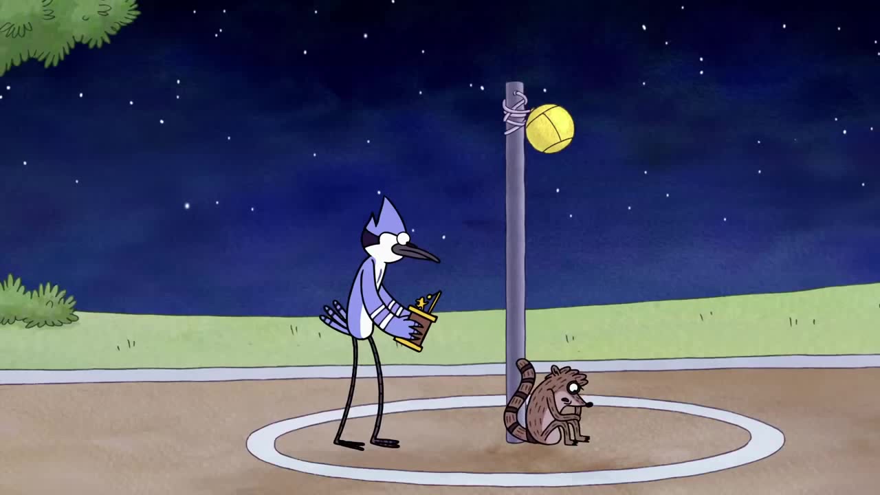 Regular Show 1973 Tetherball Championship Trophy Minisode Cartoon