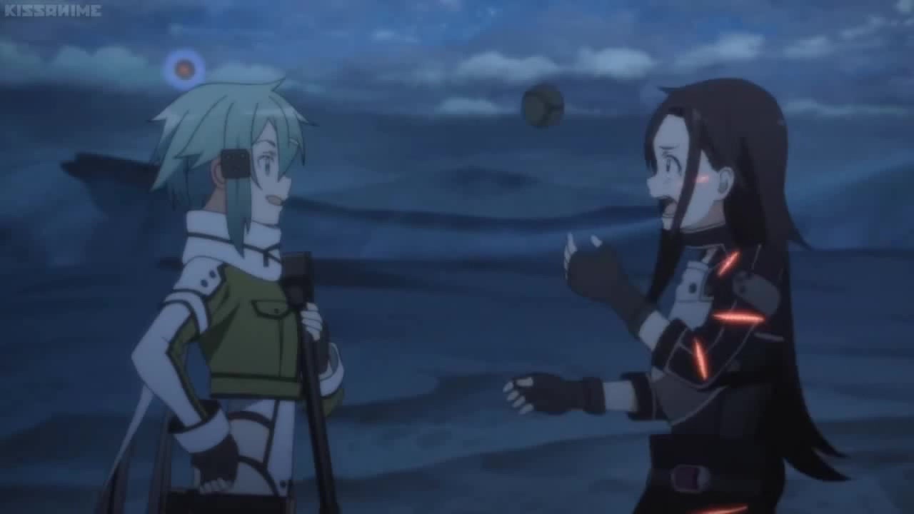 Sinon s Present Grenade Sword Art Online 2 Coub The Biggest