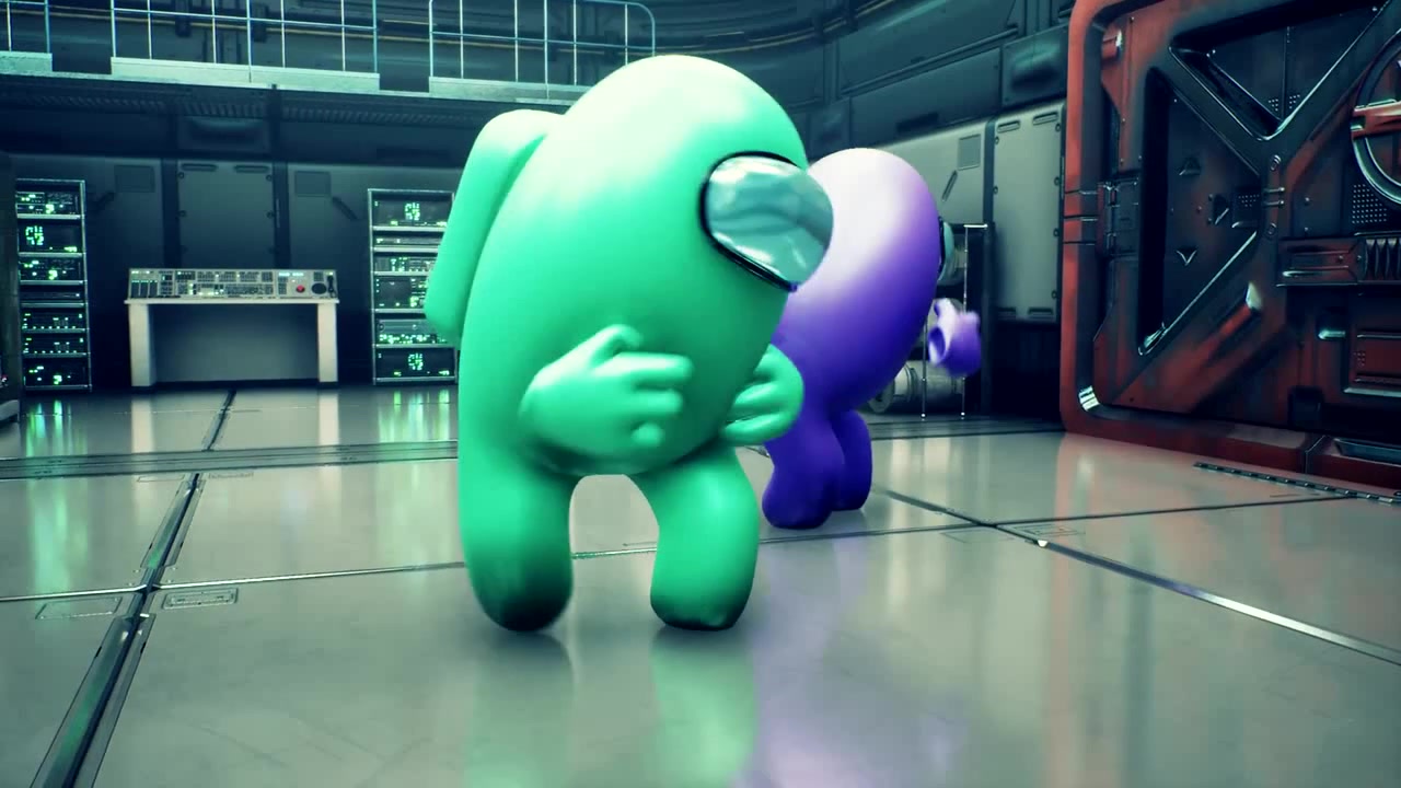 Among Us Animation Flash Mob Killer Bean Dance RTX Ultra on Make a GIF