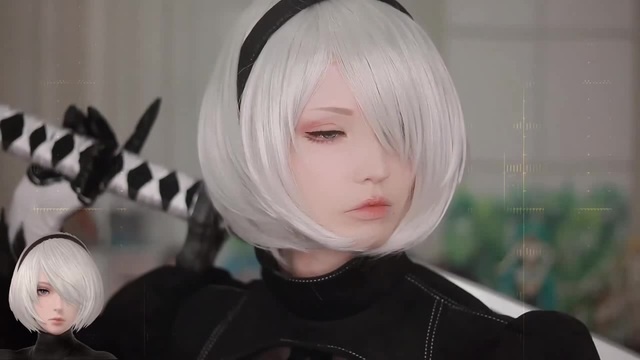 2B Cosplay Makeup Tutorial NieR:Automata ニーア オートマタ ☆ - Coub