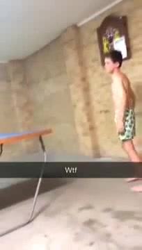 Kid throws ping pong bat!! ORIGINAL!! - Coub