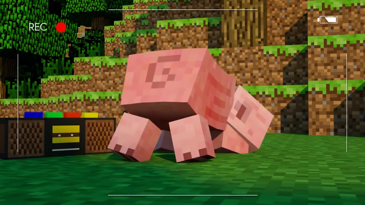 Twerking Pig Minecraft Animation - Coub