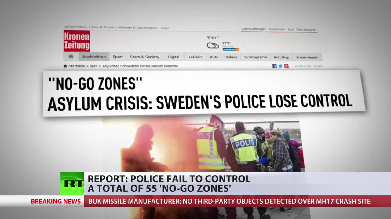 Asylum Crisis In Sweden Number Of No Go Zones Rises Police Lose Control Coub The Biggest