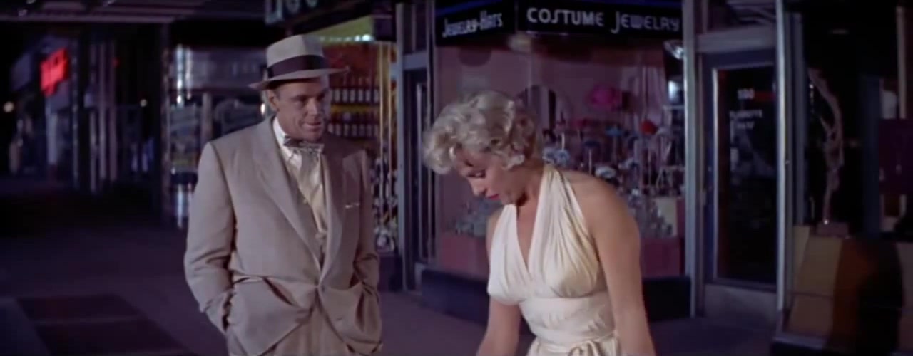 Marilyn Monroe in the Subway Scene.