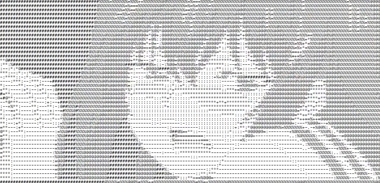 Gundam text ASCII art