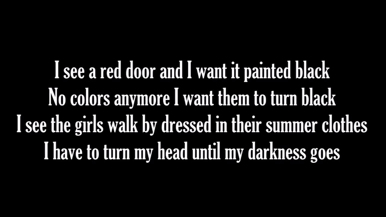 The Rolling StonesPaint It Black [Lyrics] Coub