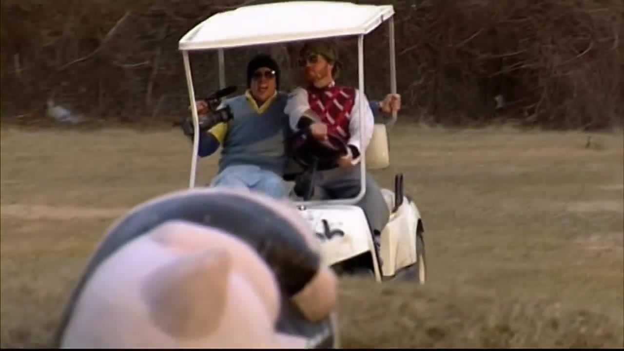 Jackass Golf cart crash Coub