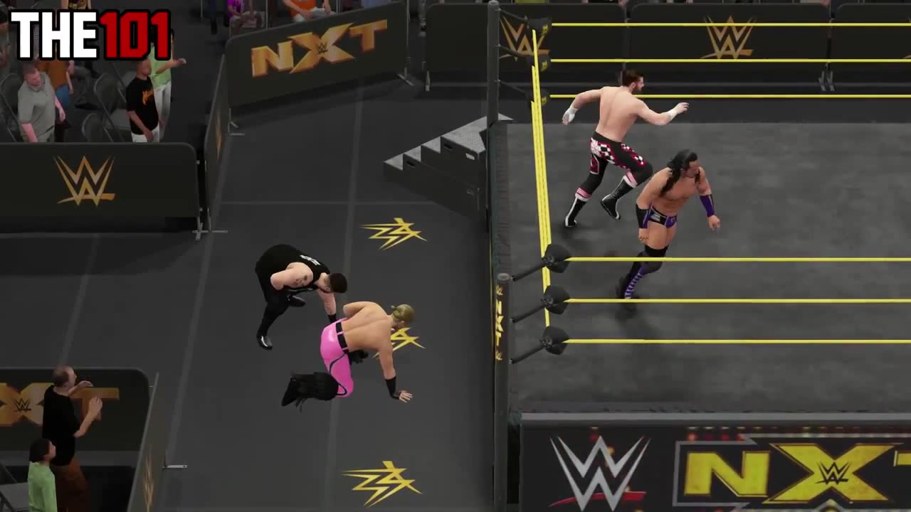WWE 2K16 20 EPIC OMG DIVES! (WWE 2K16 OMG Moments) Coub