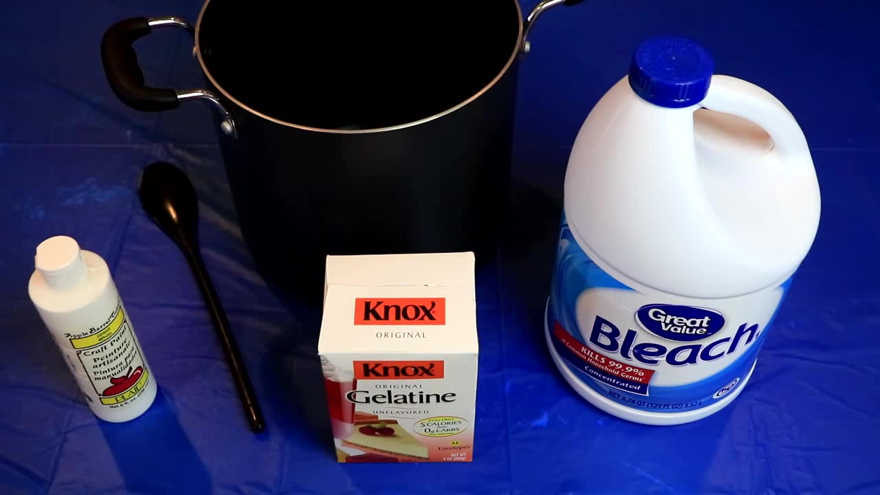 How to Make HUGE Gummy BLEACH Bottle Shape Jelly Dessert Easy DIY Gummy