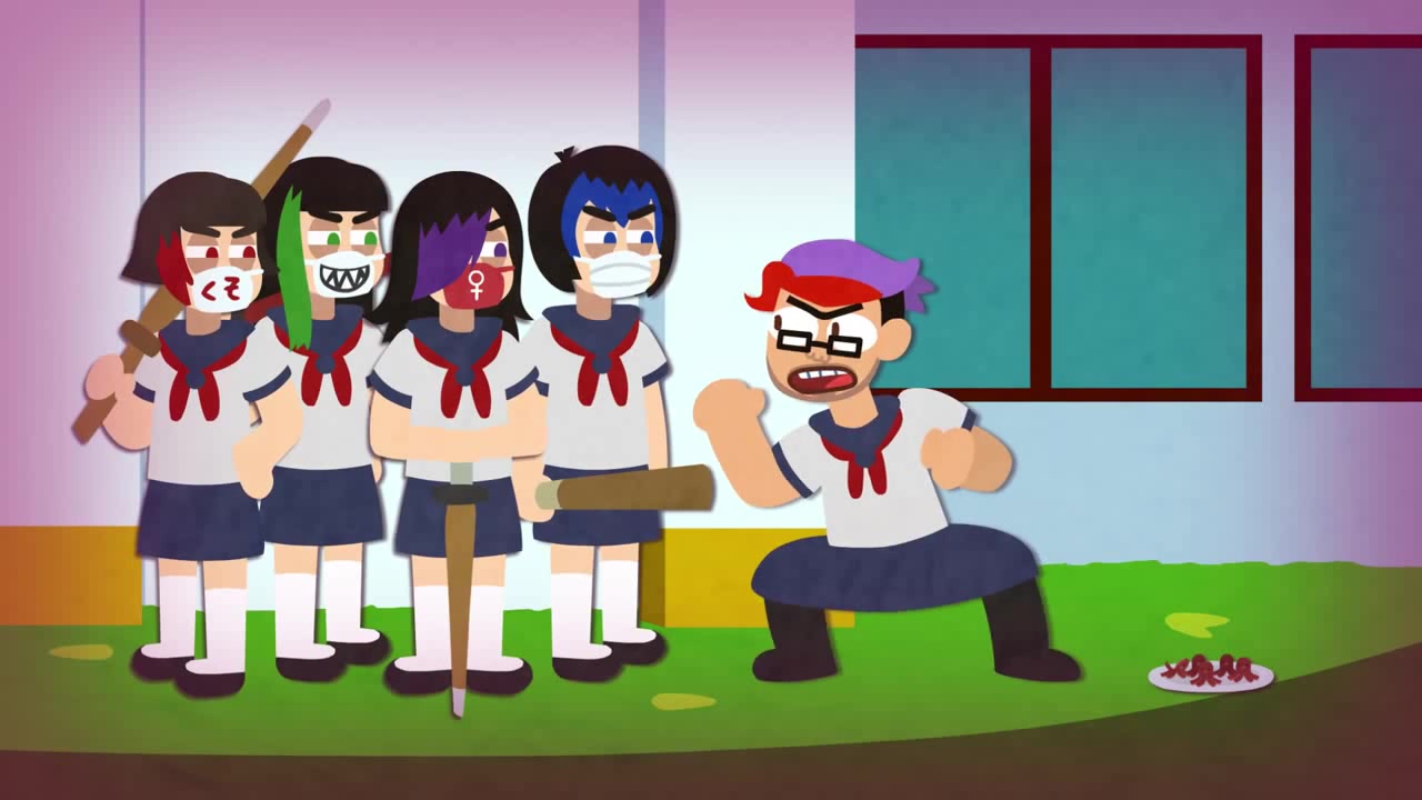 Yandere Simulator ANIMATED: Markiplier :D - Coub