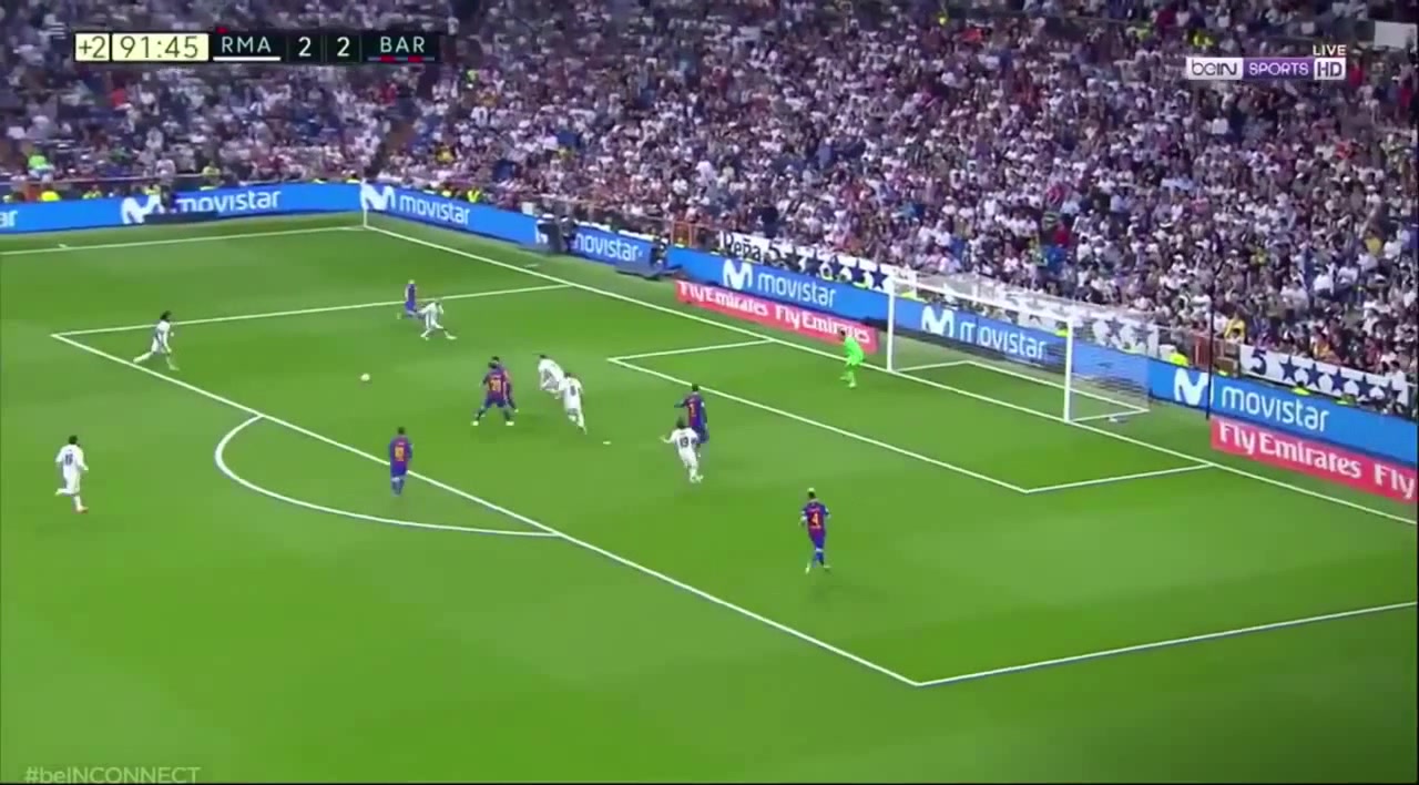 Messi last minute goal vs Real Madrid 2017 - Coub