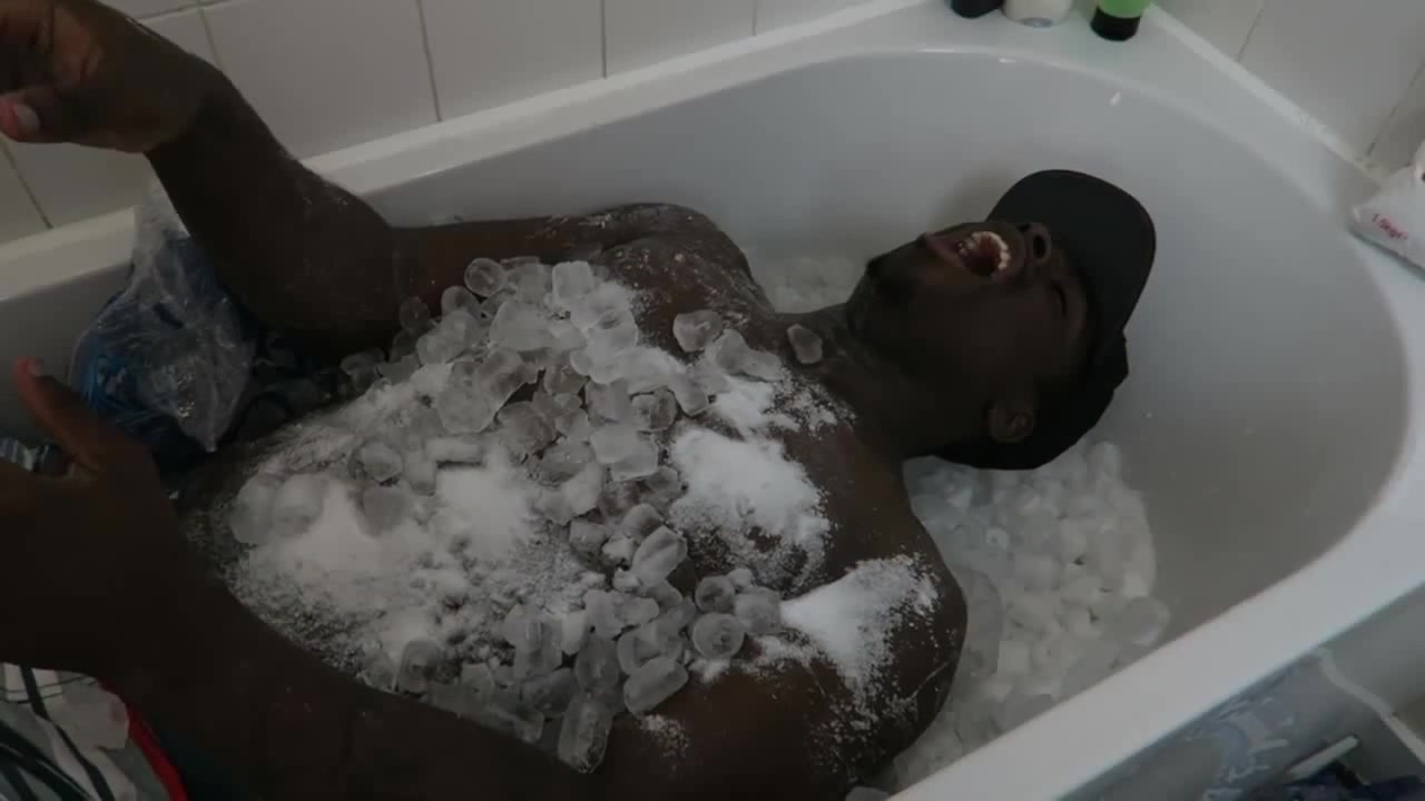 EXTREME ice bath challenge 🥶 