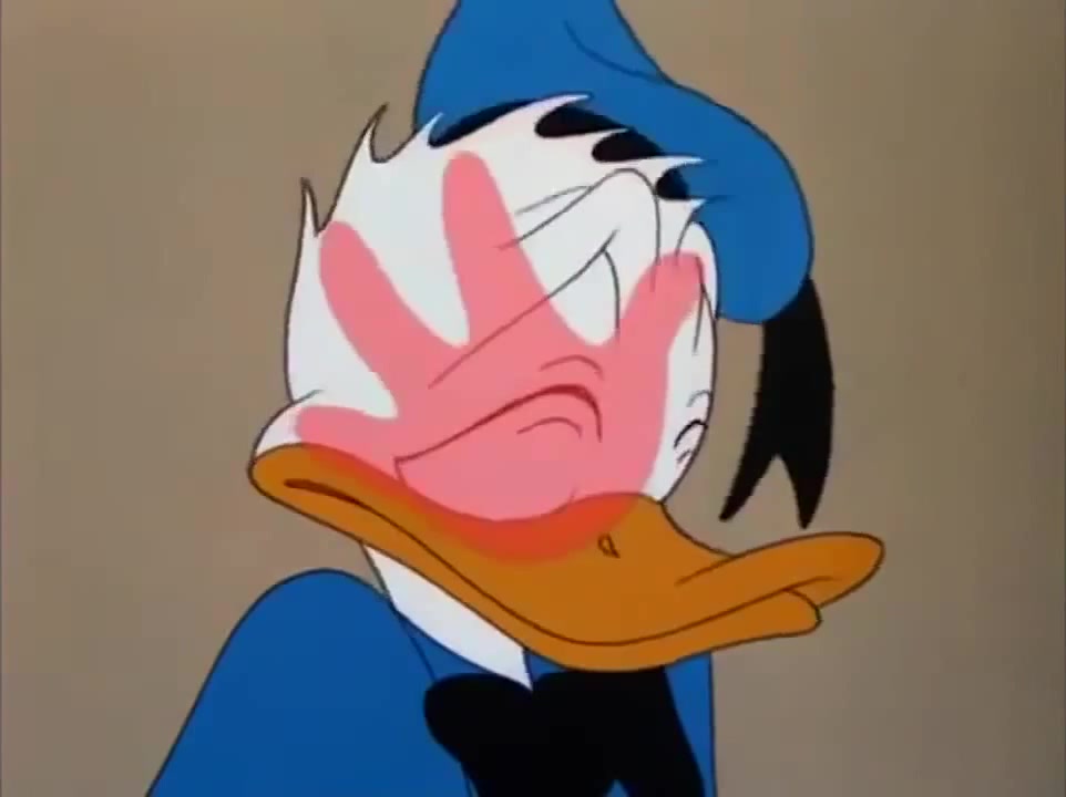 donald duck face meme