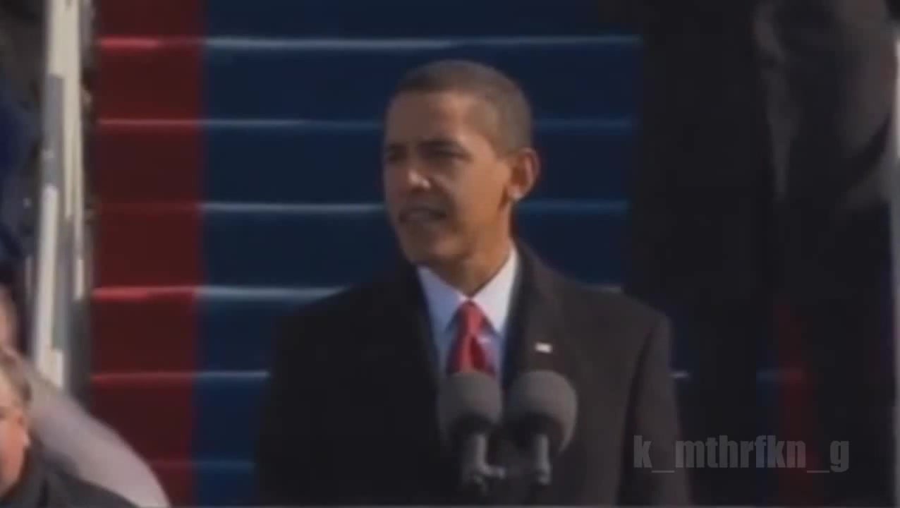 Barack Obama's Full Inauguration Speech 2009 - Coub