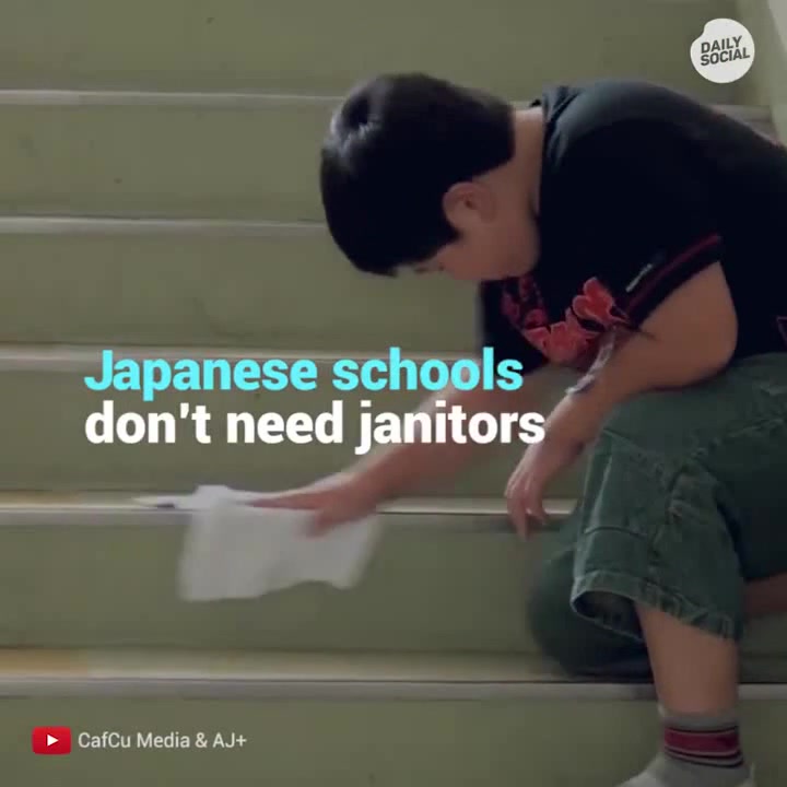 Most Japanese schools do not employ janitors or custodians. Coub The Biggest Video Meme Platform