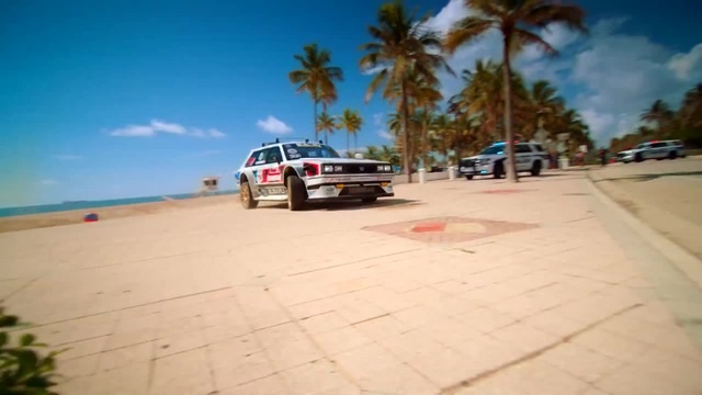 HOONIGAN Gymkhana 2022 Travis Pastrana Goes Berserk In Florida In A 862HP Subaru Wagon Coub