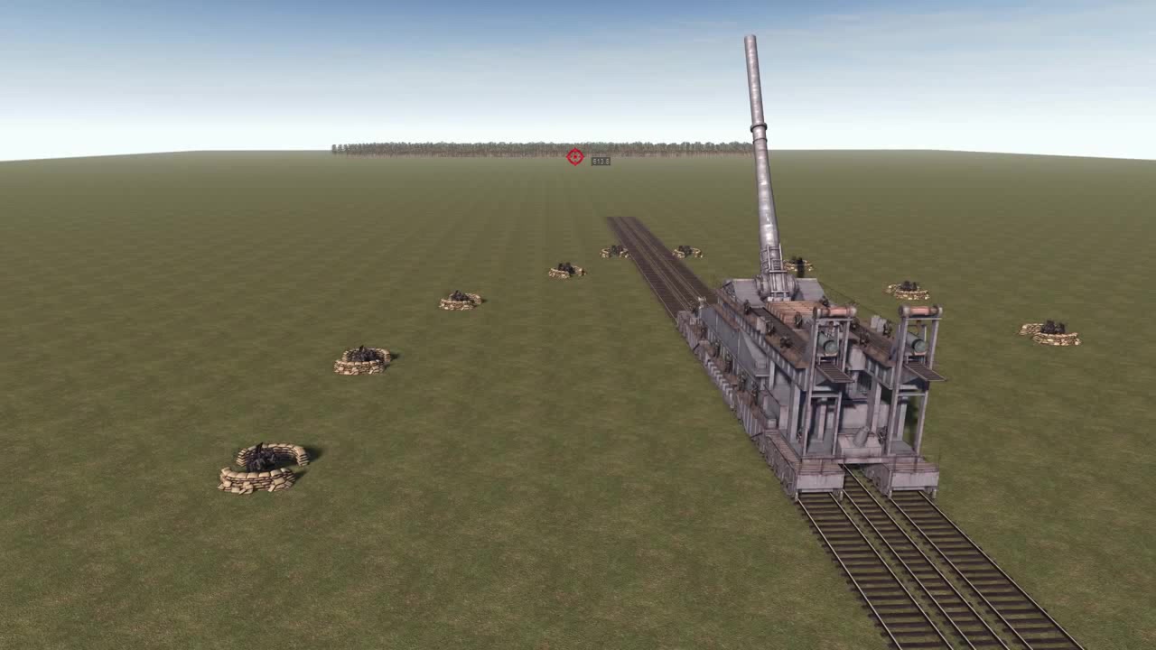 Schwerer Gustav Railway gun Minecraft Map