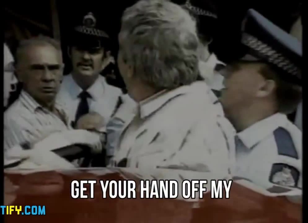 GET YOUR HANDS OFF MY PENIS! - Epic Australian Man Arrested - Coub