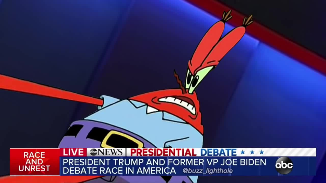 Spongebob 2020 Presidential Debate Coub