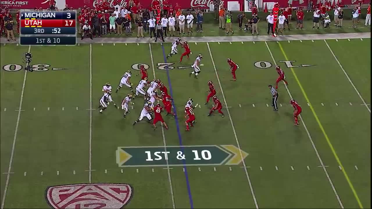 Jake Butt makes great TD catch against Utah - 2015 College Football ...