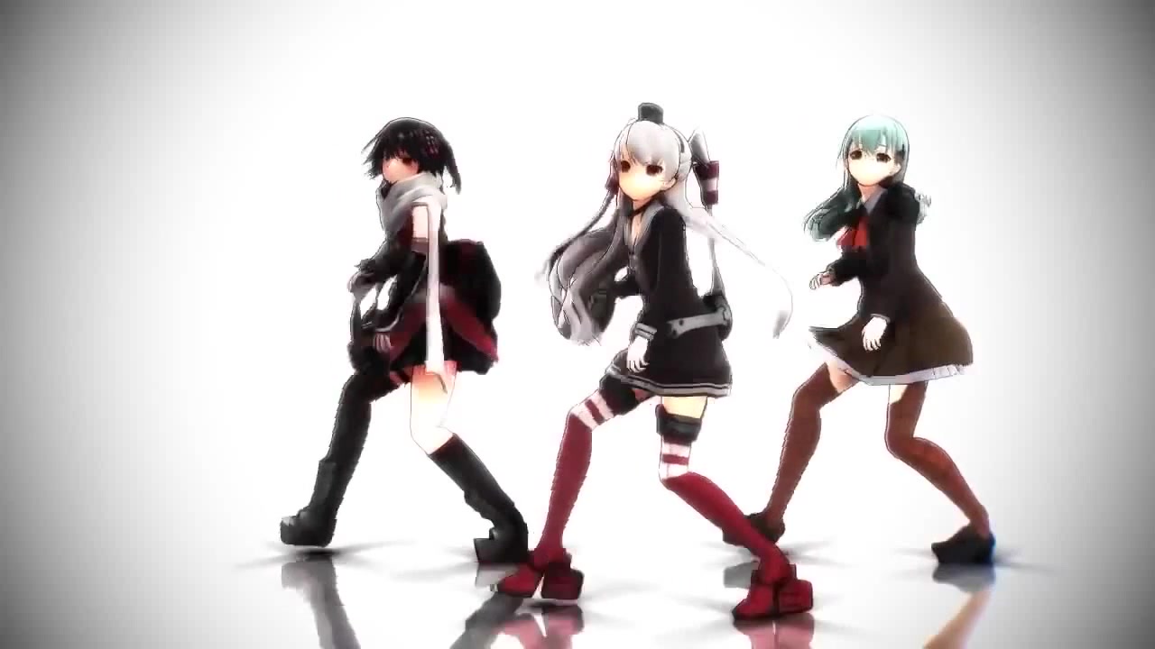 Anime girls dance for you - Coub