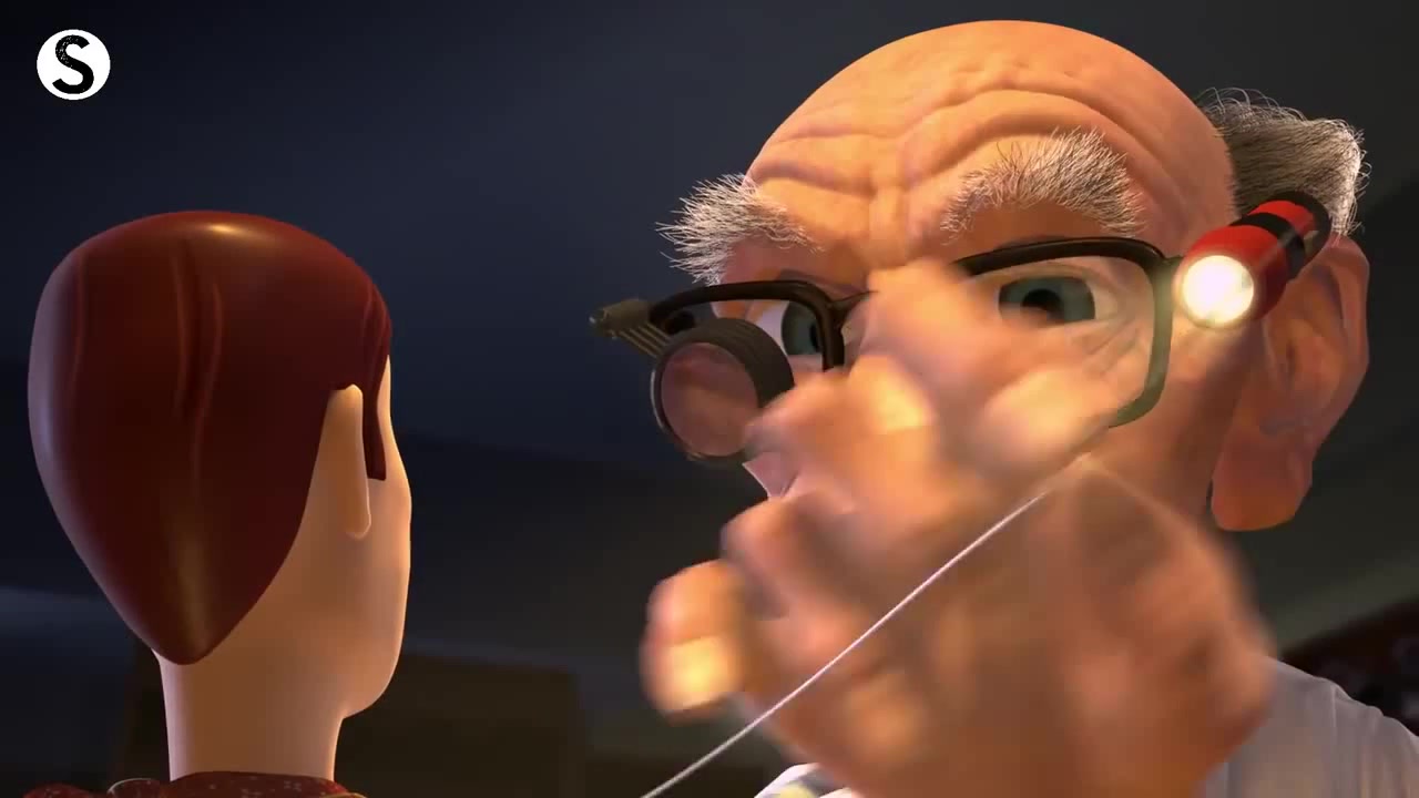 Toy Story 2 Fixing Woody Scene - Coub