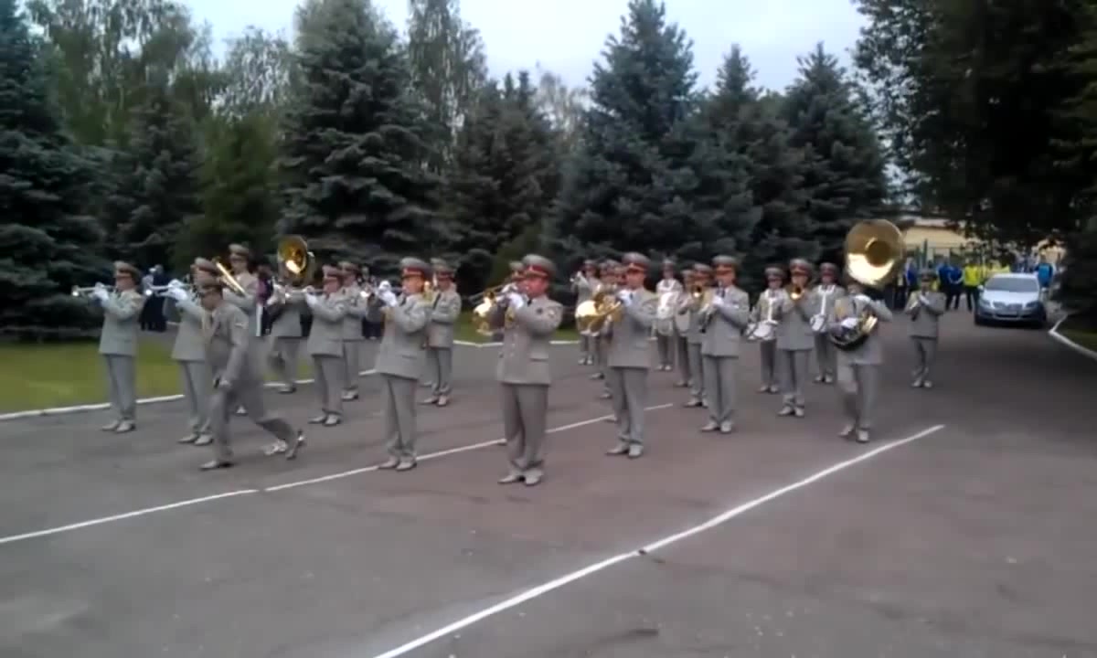 a cruel angel's thesis by ukrainian military band (reborn)