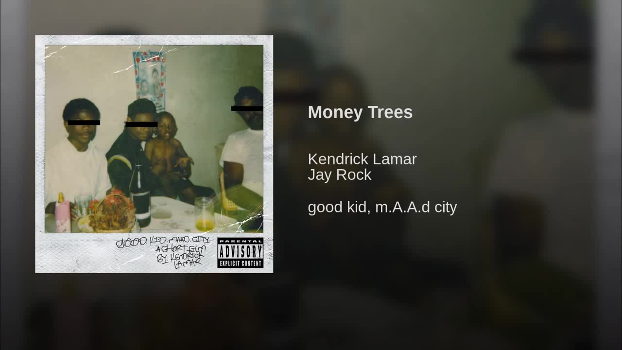 kendrick lamar money trees album cover