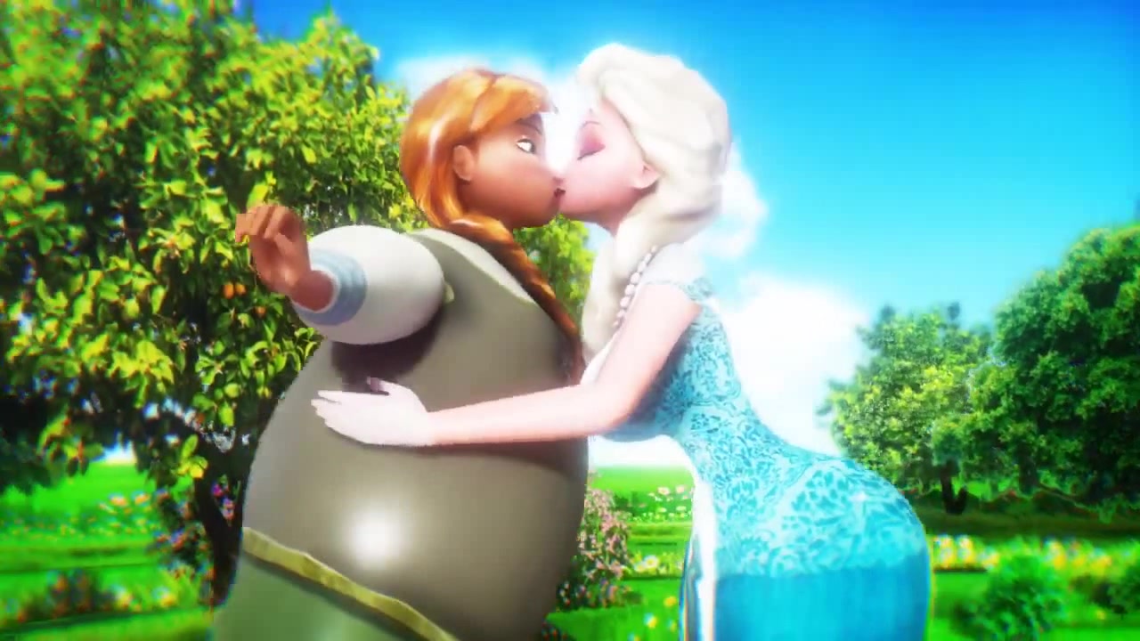 Frozen Inflated Elsa Puffkisses Anna Like A Balloon Coub The Biggest Video Meme Platform