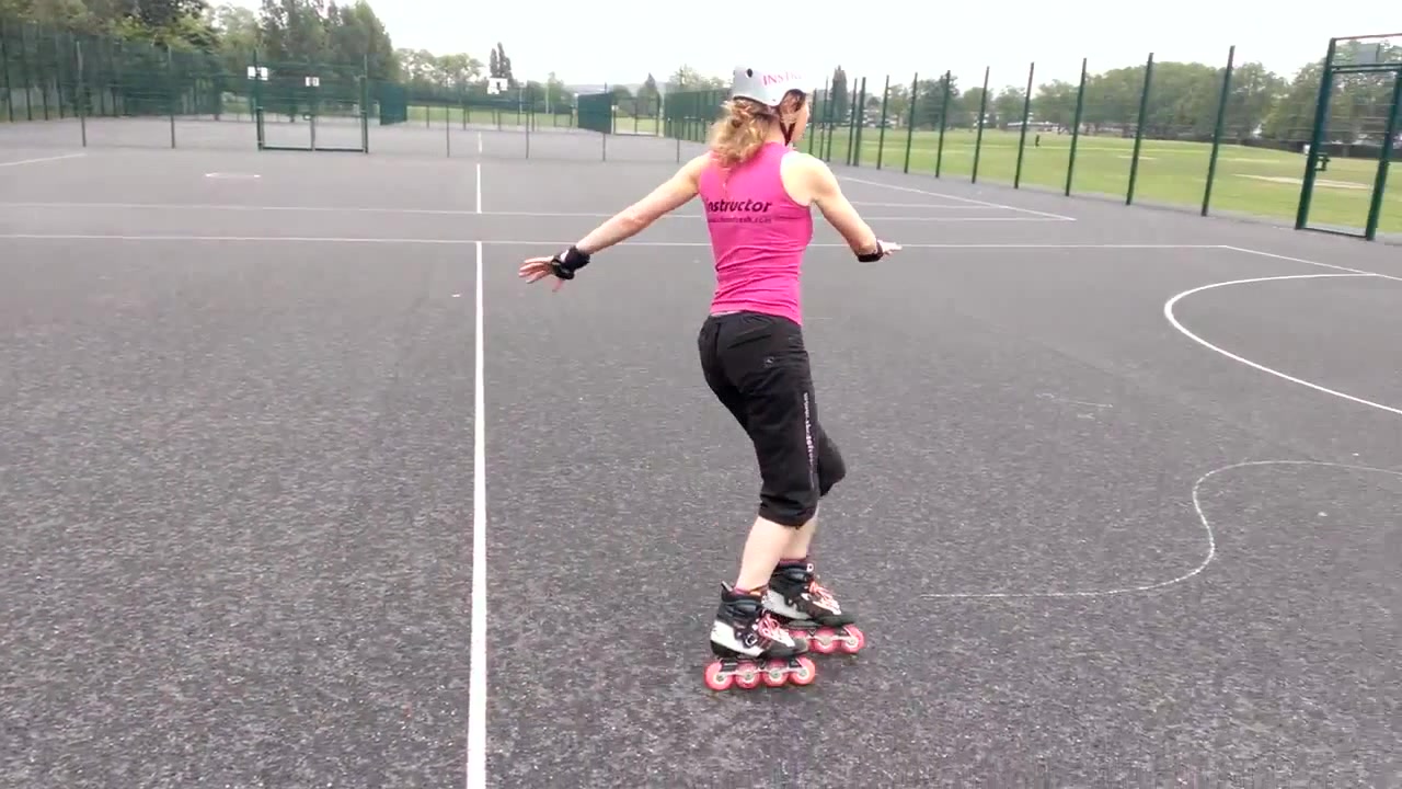 How to stop on rollerblades using the Hockey Stop. Coub The Biggest