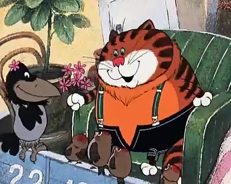 Кот из мультика попугай кеша