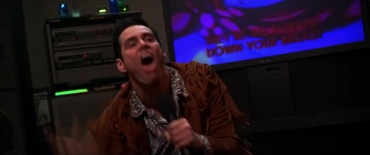 Jim Carrey Somebody to Love (Cable Guy Karaoke Scene) Coub