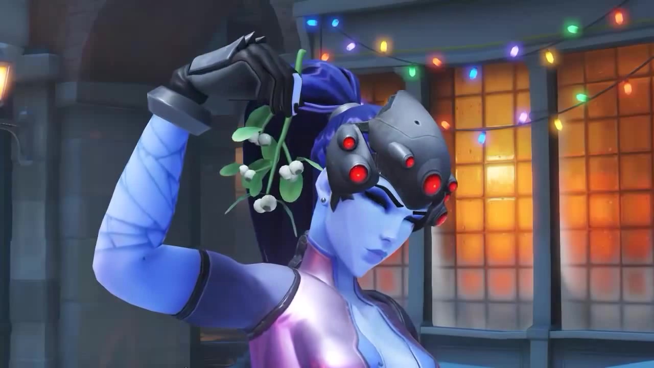 [Overwatch] Widowmaker Christmas Highlight intro - Coub