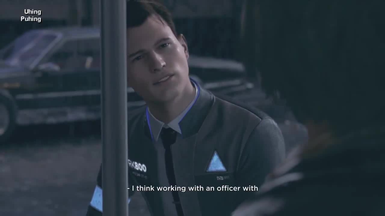 Connor winks - Detroit: Become Human - Coub