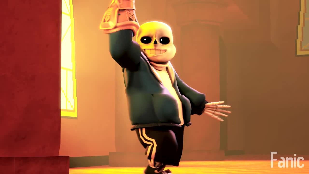 Sans canonically does the fortnite dance