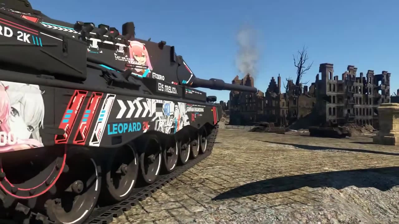 War thunder tank anime skin - Coub